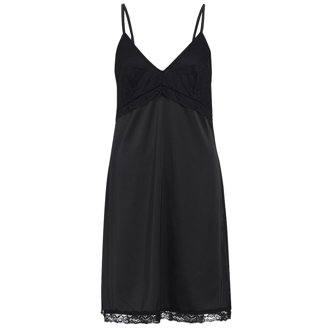 Damen Negligé in Satin-Optik