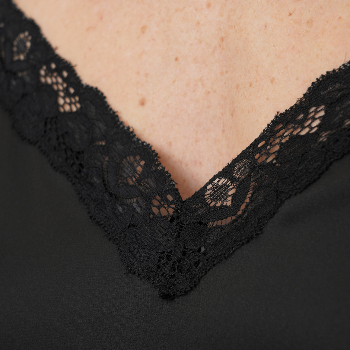 Damen Schlaftop in Satin-Optik