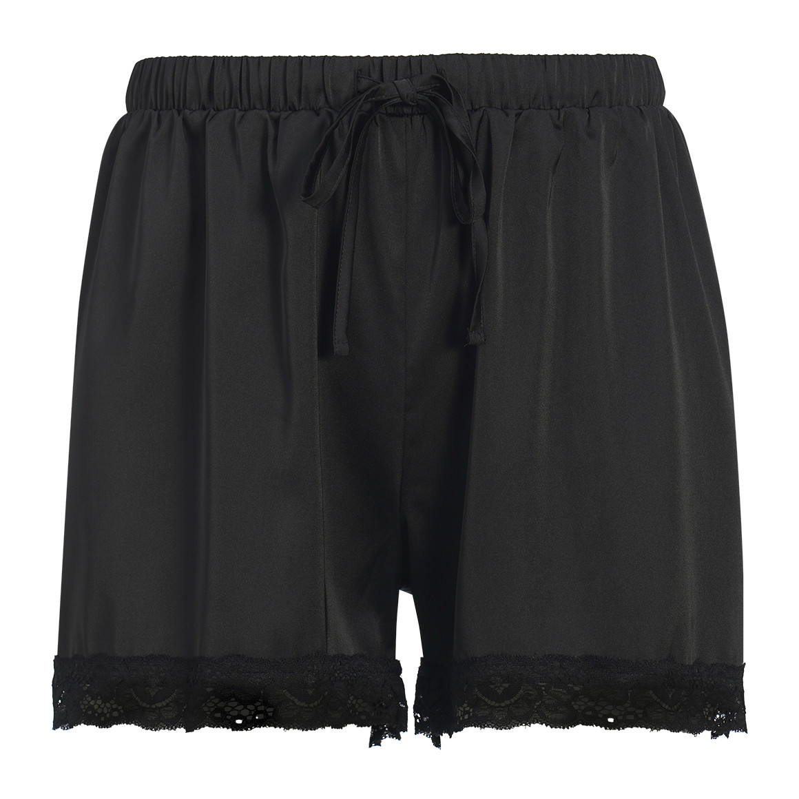 Damen Schlafshorts in Satin-Optik
