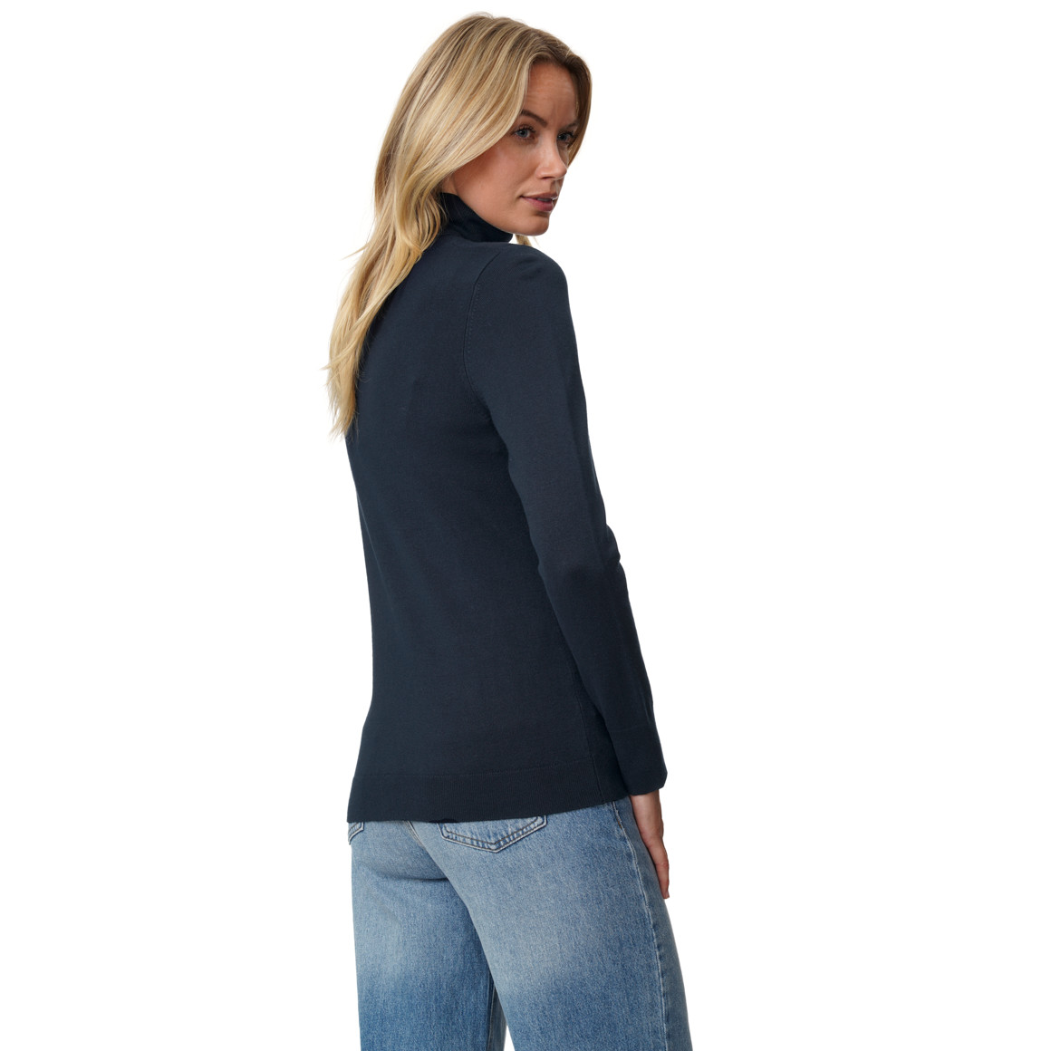 Damen Rollkragenpullover aus Feinstrick
