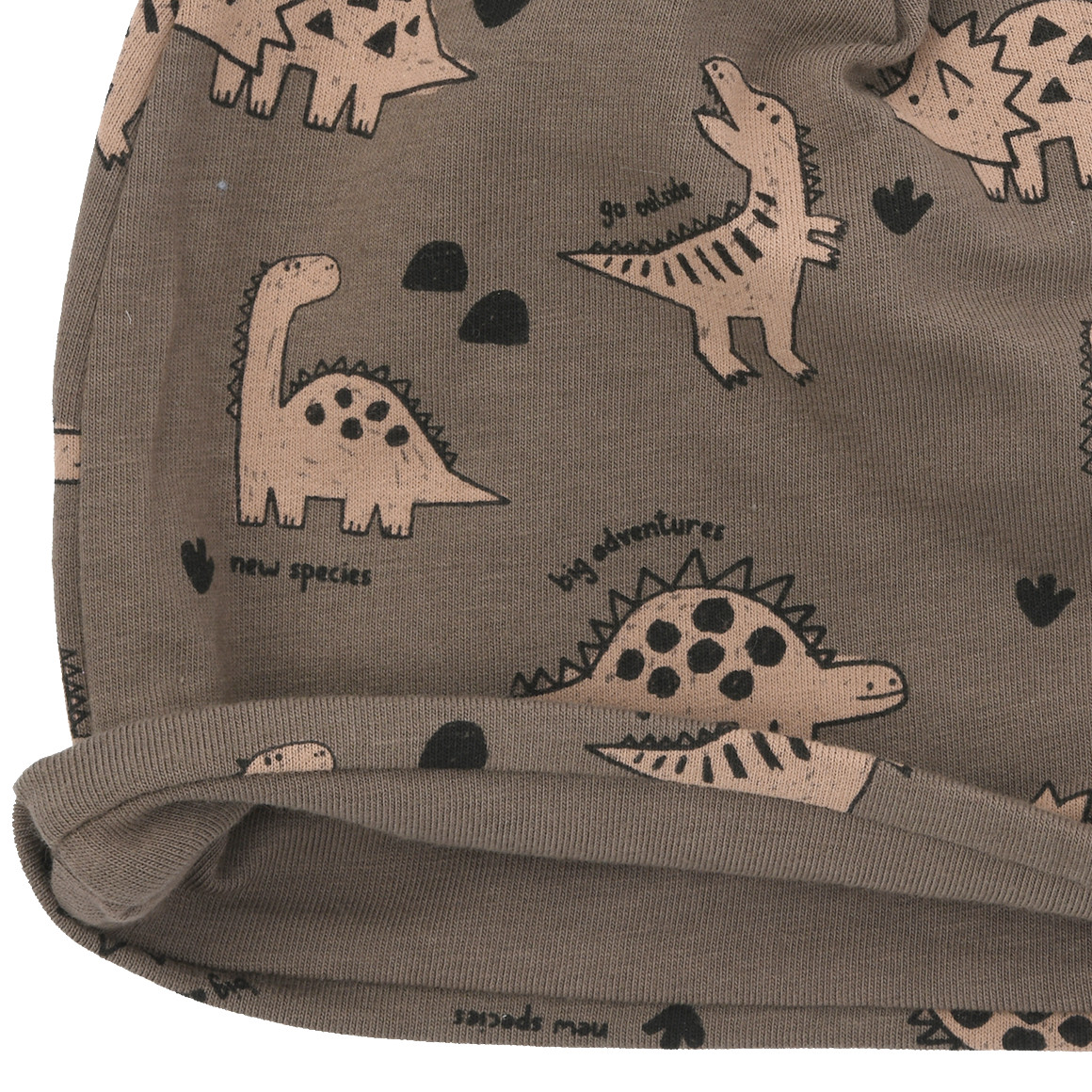 Baby Mütze mit Dino-Motiven