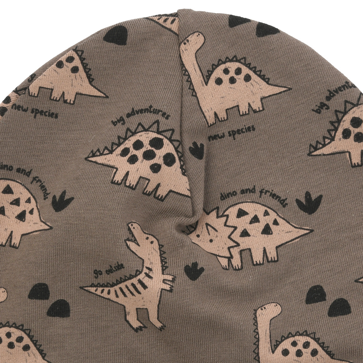 Baby Mütze mit Dino-Motiven