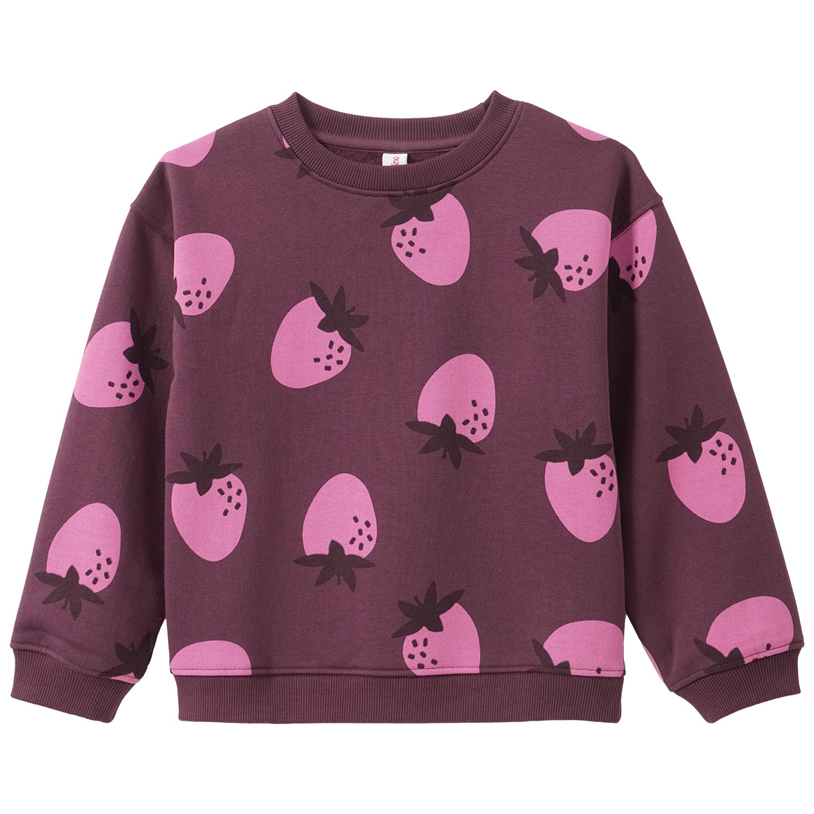 Mädchen Sweatshirt mit Allover-Print