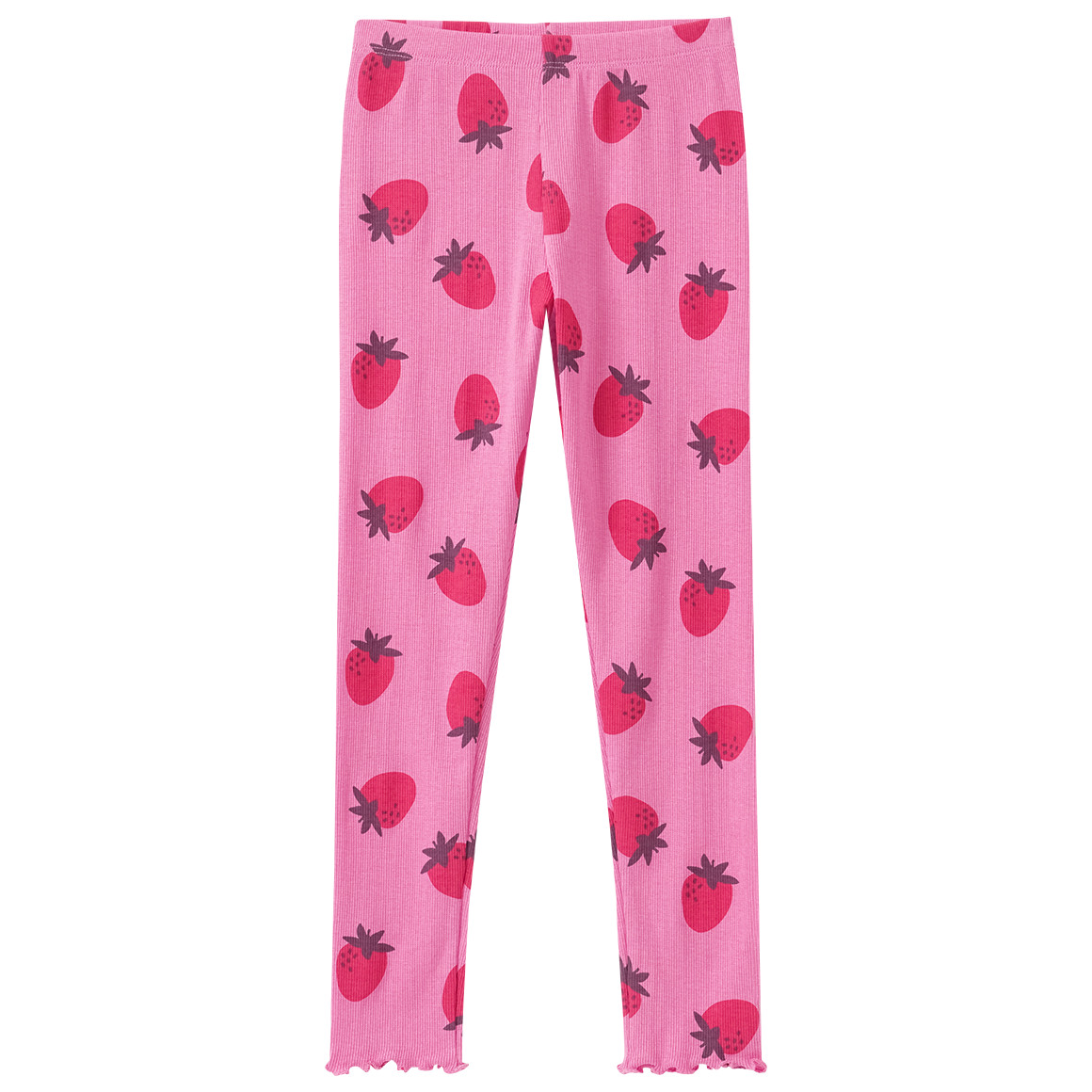 Mädchen Leggings mit Rippstrukur