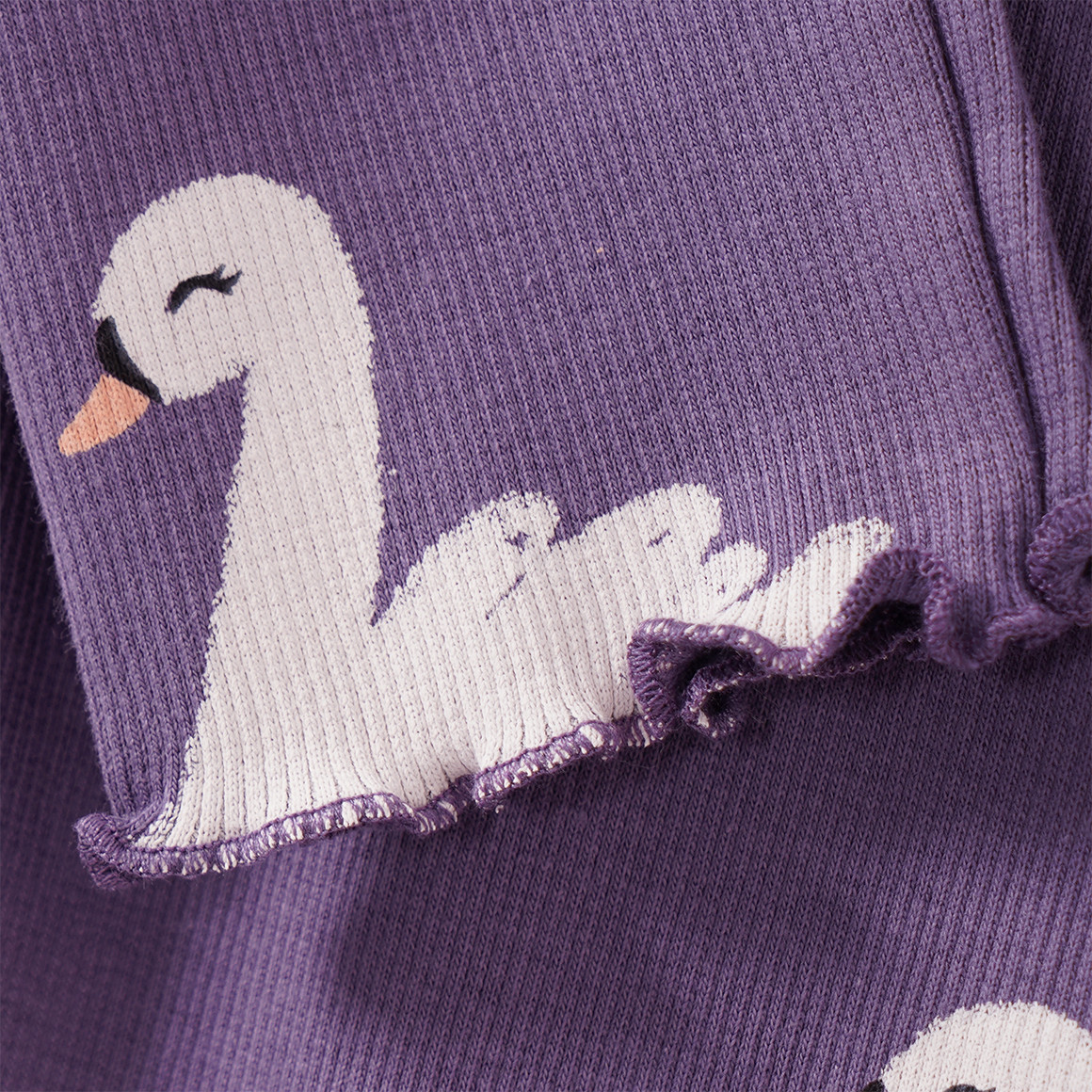 Mädchen Leggings mit Rippstrukur