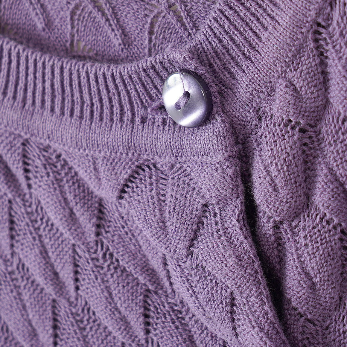 Mädchen Strickjacke mit Wabenstruktur