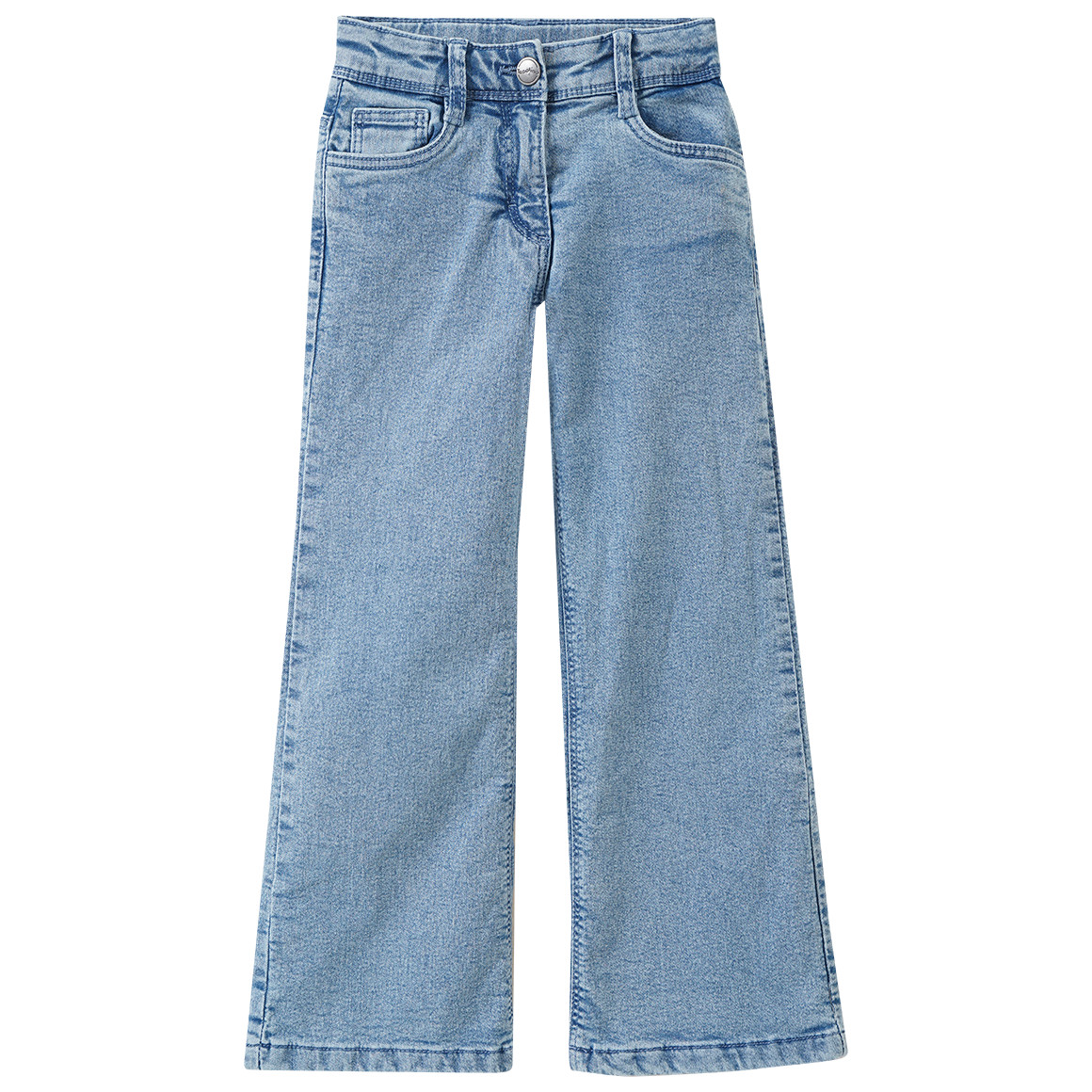 Mädchen Thermo-Jeans im Wide-Leg-Fit