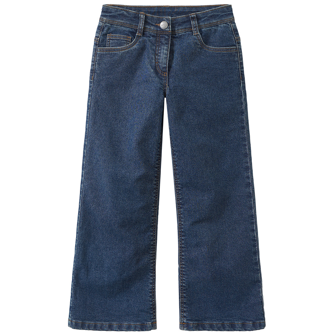 Mädchen Thermo-Jeans im Wide-Leg-Fit