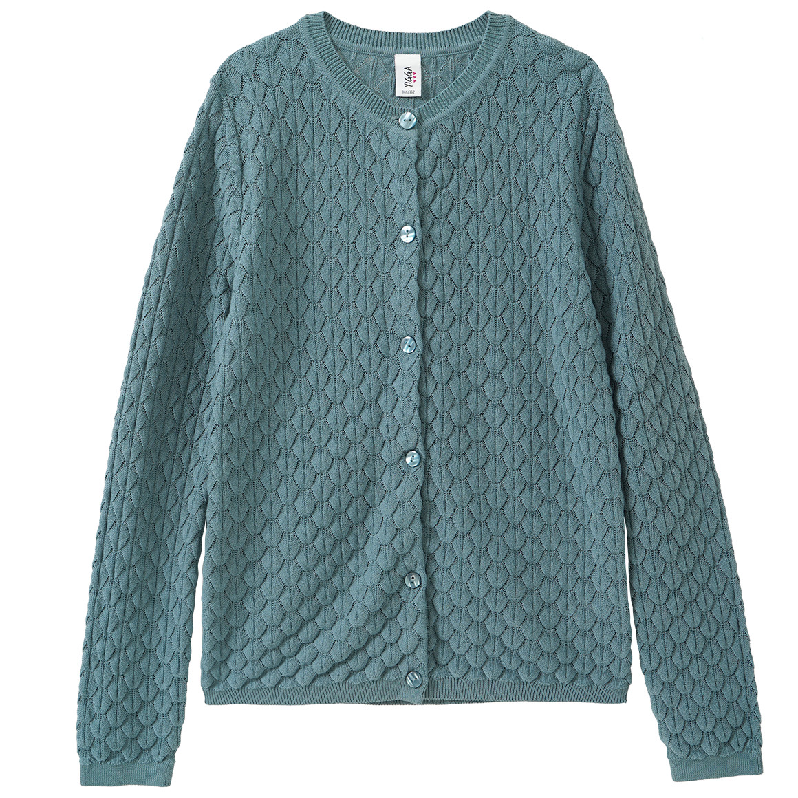 Mädchen Strickjacke mit Wabenstruktur