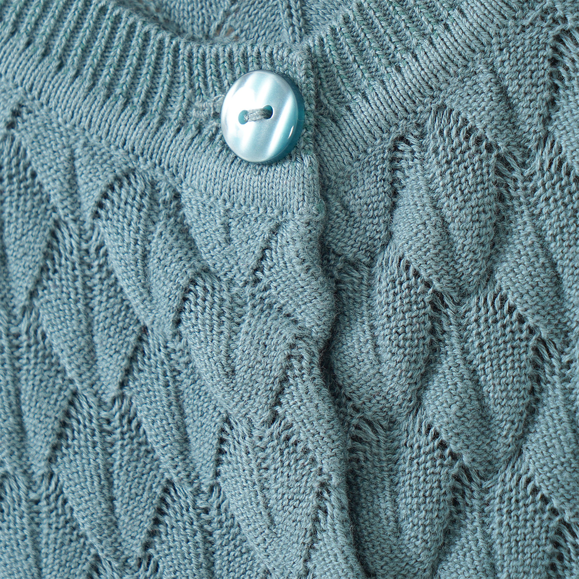 Mädchen Strickjacke mit Wabenstruktur