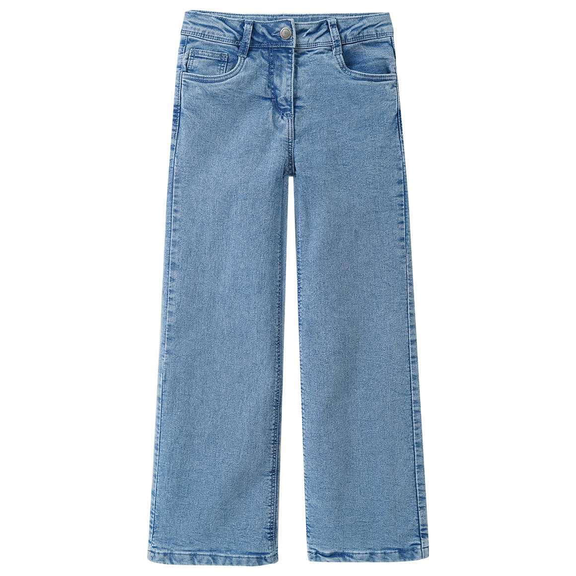 Mädchen Thermo-Jeans im Wide-Leg-Fit