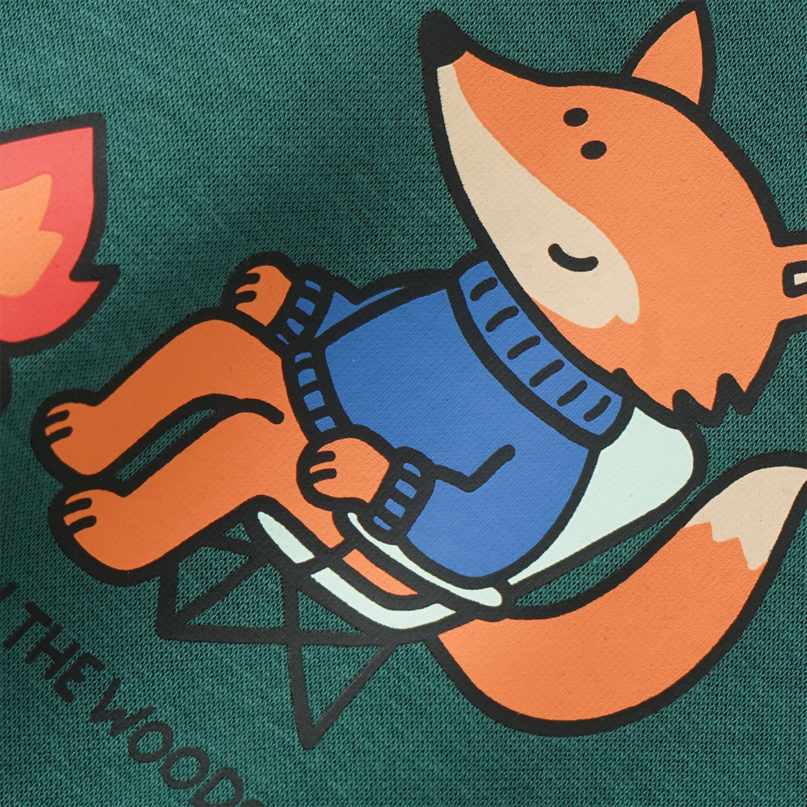 Baby-sweatshirt met opdruk