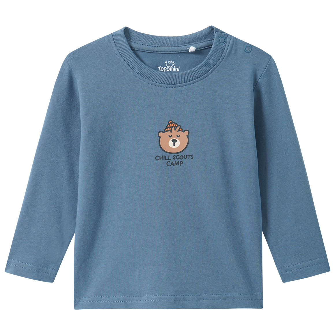 Baby-shirt met lange mouwen en print