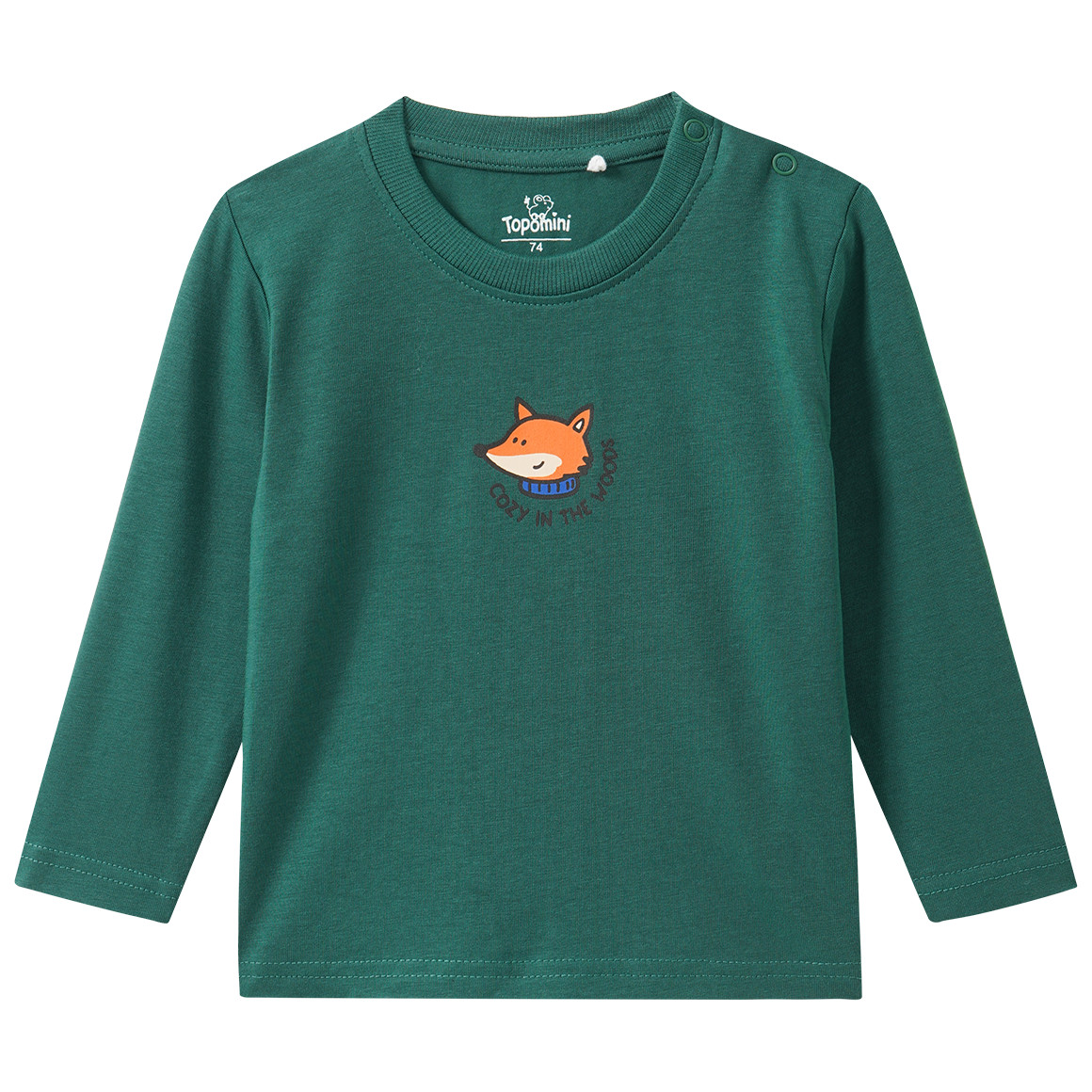 Baby-shirt met lange mouwen en print
