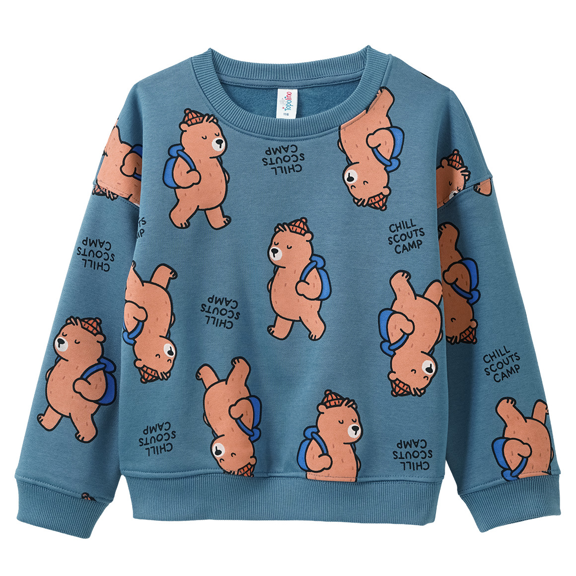 Jungen Sweatshirt mit Allover-Print