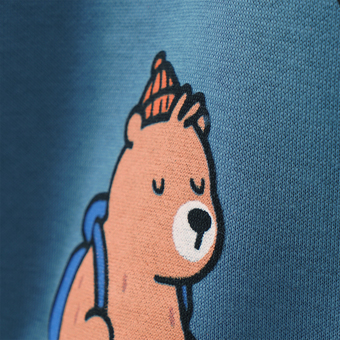 Jungen Sweatshirt mit Allover-Print