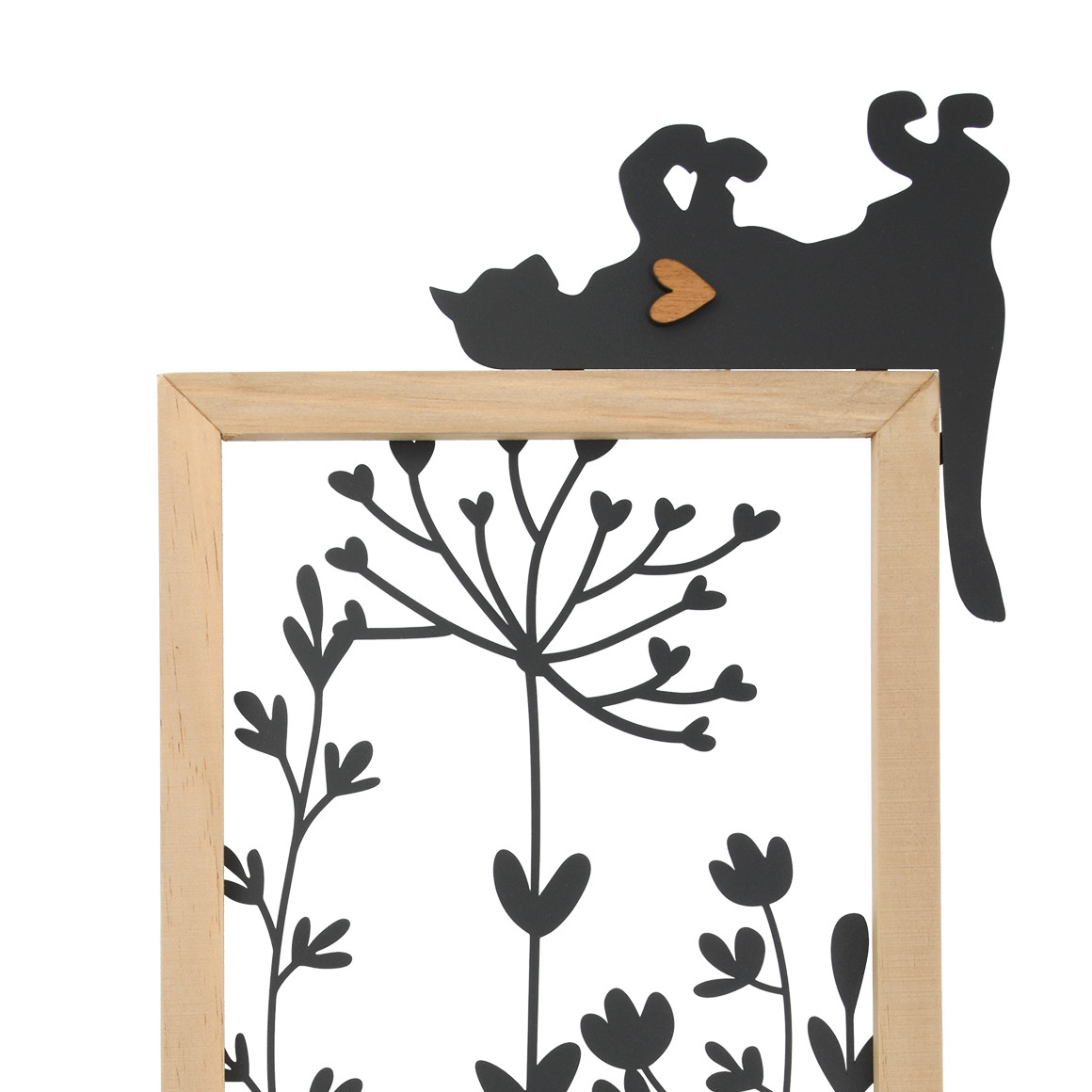 Wandbild mit Holzrahmen