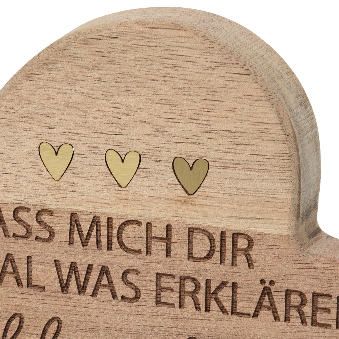 Deko-Aufsteller aus Holz