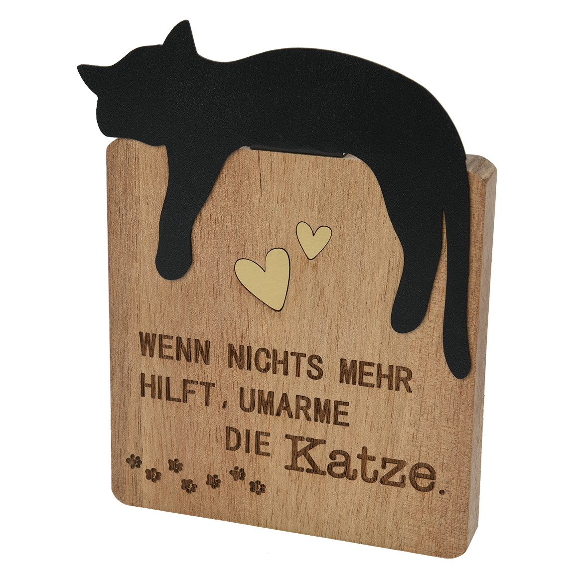 Deko-Aufsteller aus Holz