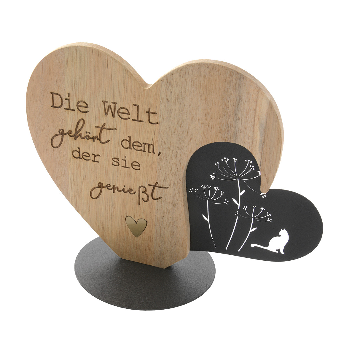 Deko-Aufsteller in Herz-Form