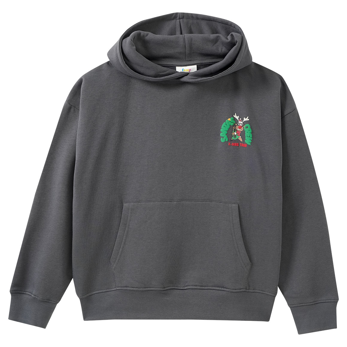 Jungen Weihnachtshoodie mit Rückenprint