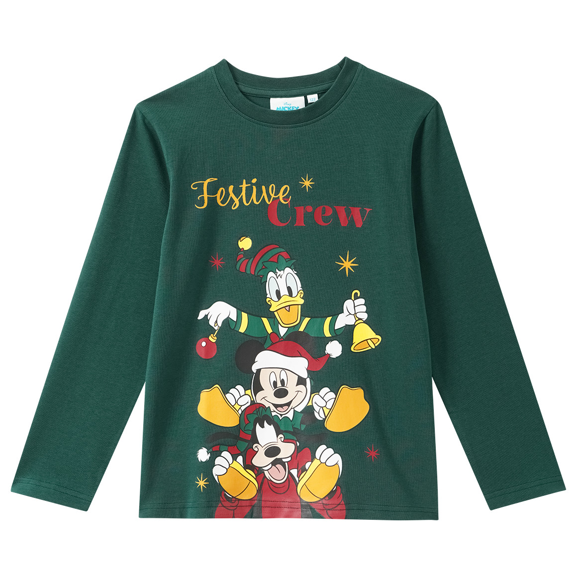 Micky Maus Weihnachtsshirt mit Print
