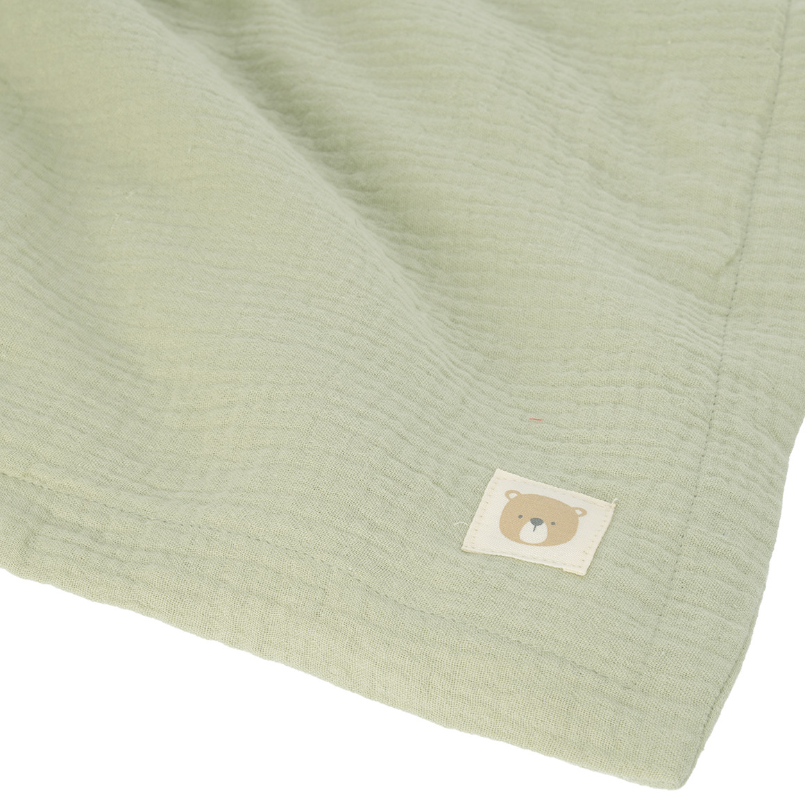 Mousseline-deken in effen kleuren