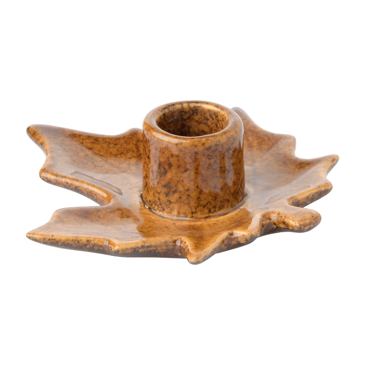 Kerzenhalter in Blatt-Form