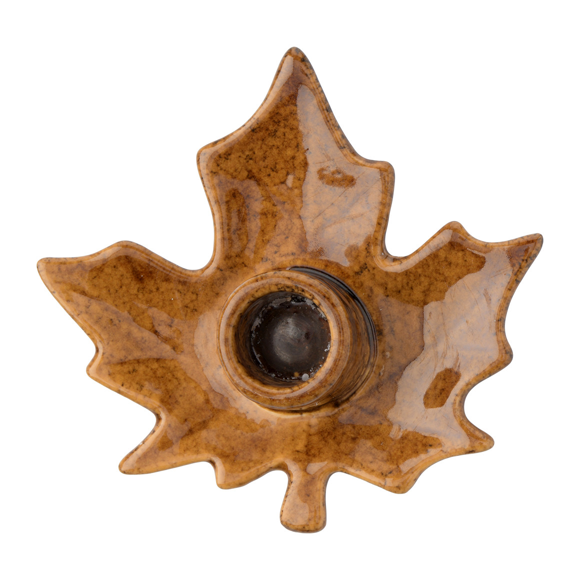 Kerzenhalter in Blatt-Form
