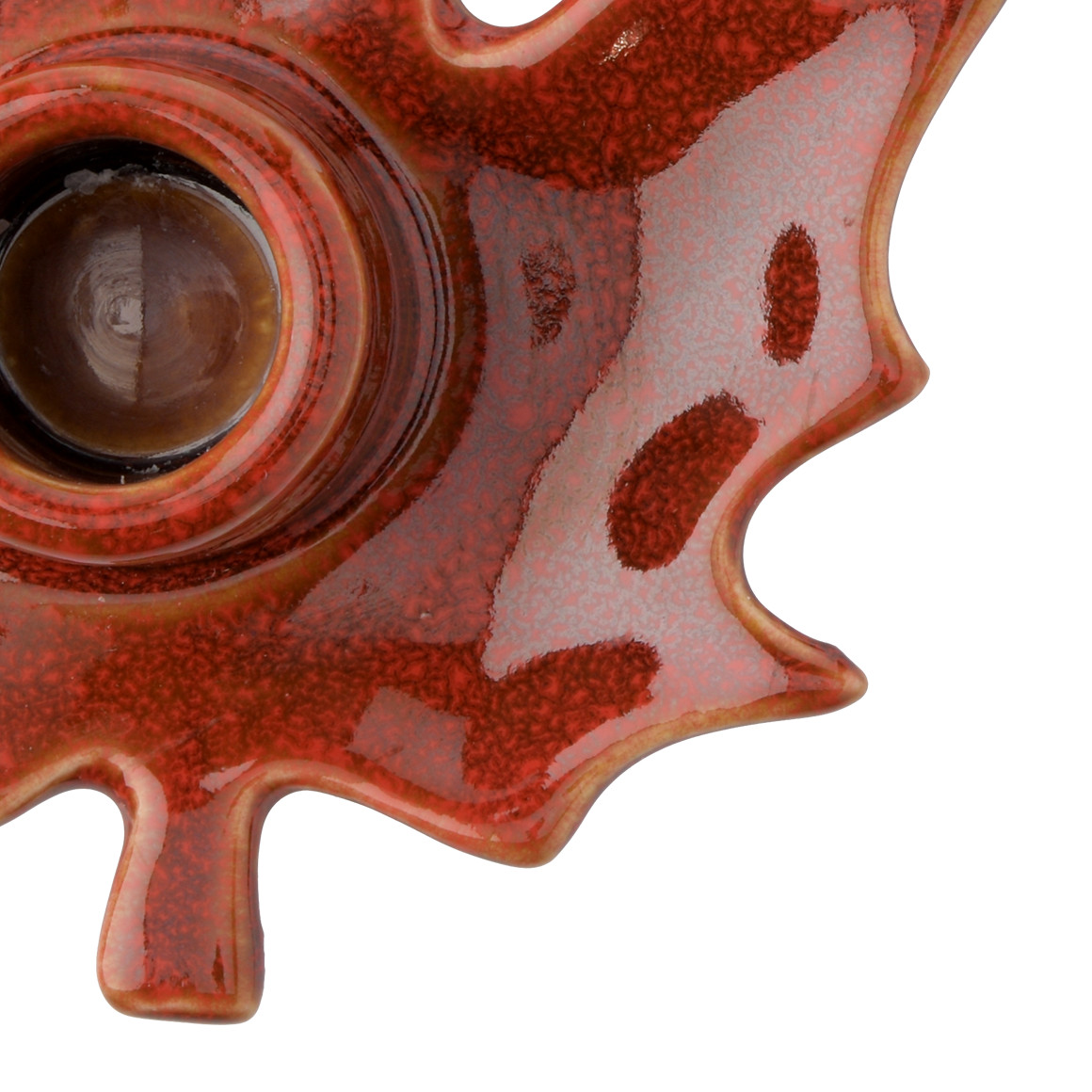 Kerzenhalter in Blatt-Form