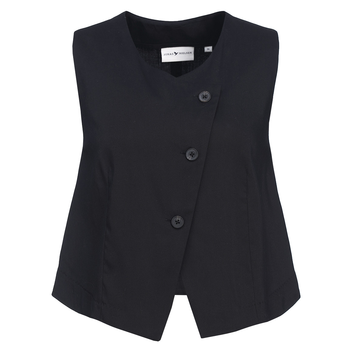 Damesvest met knopen