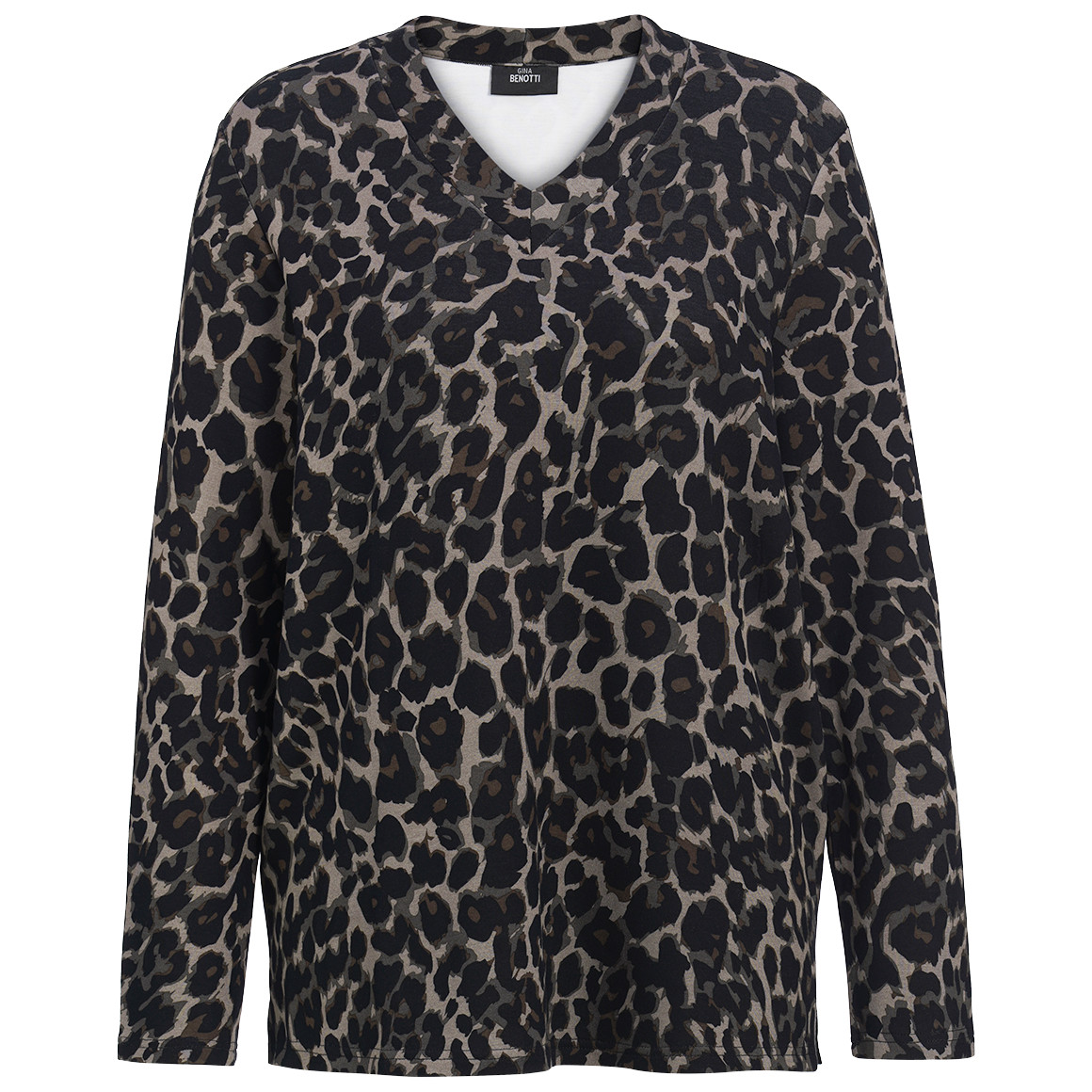 Damen Modal-Shirt mit Leo-Allover