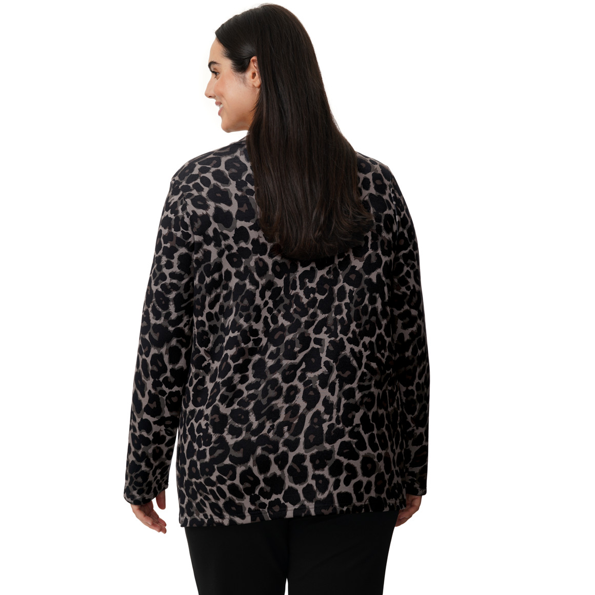 Damen Modal-Shirt mit Leo-Allover