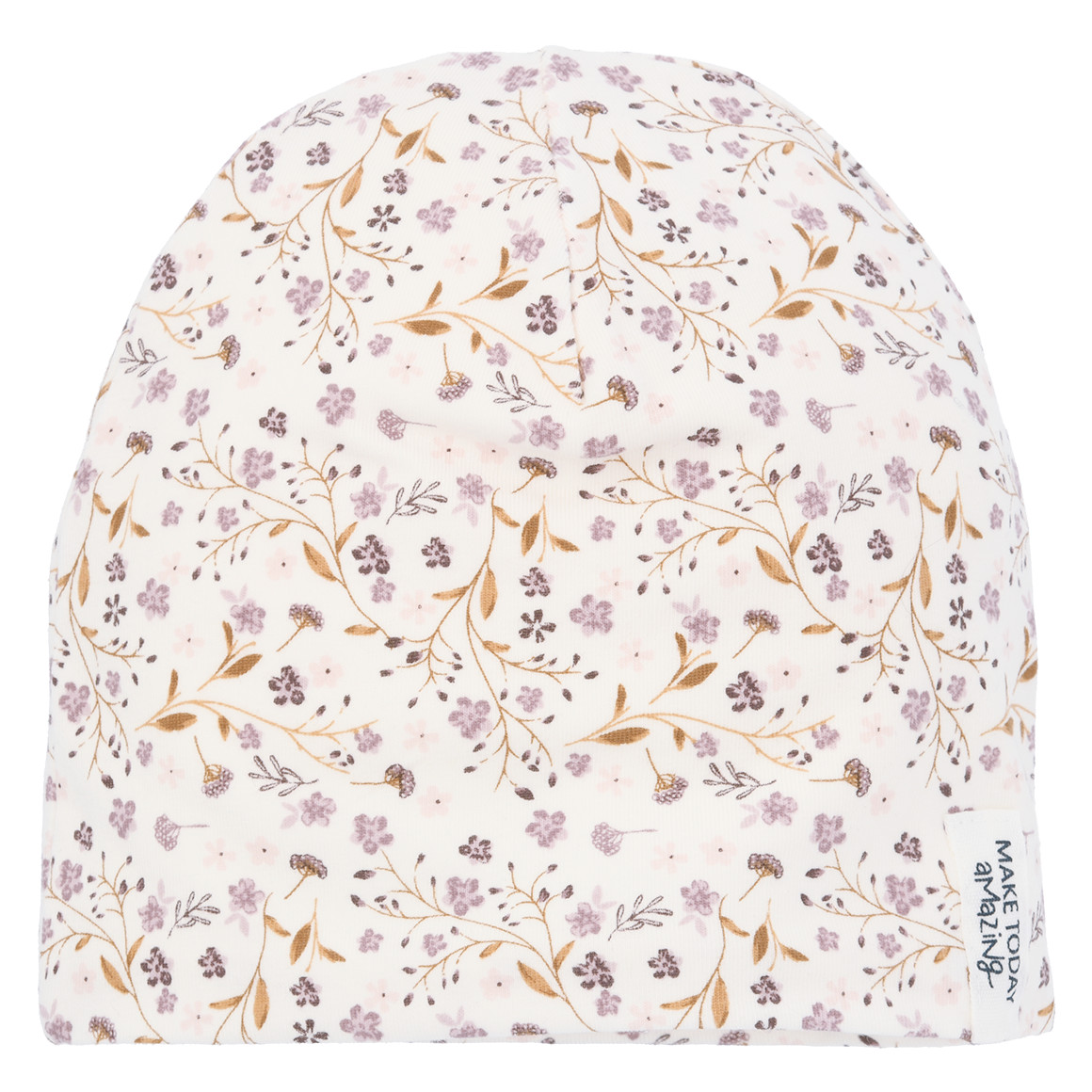 Baby Mütze mit Blümchen