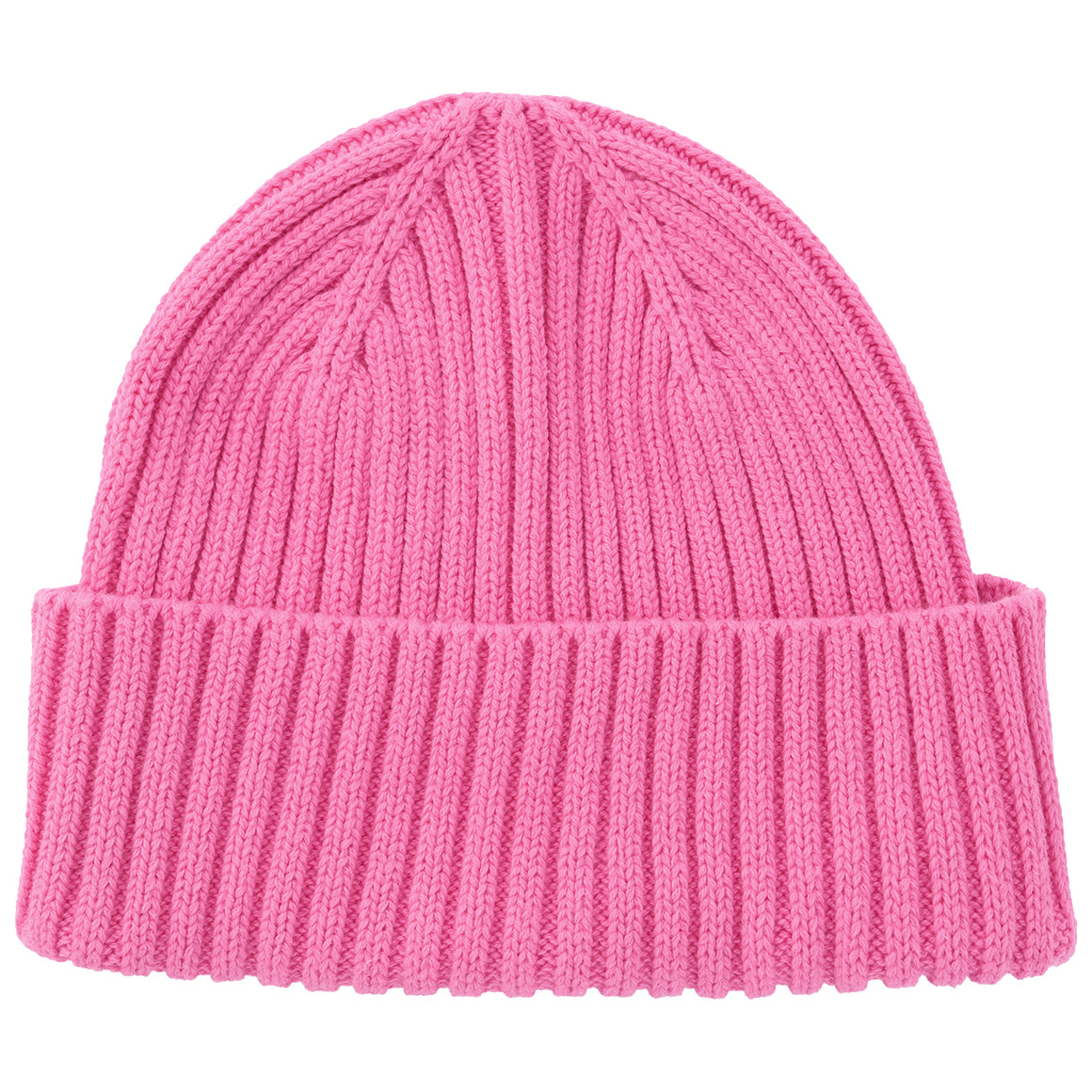 Mädchen Strickmütze mit Rippstruktur