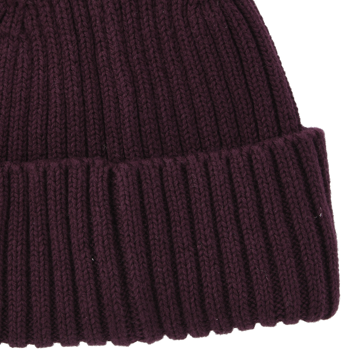 Kinder Strickmütze mit Rippstruktur