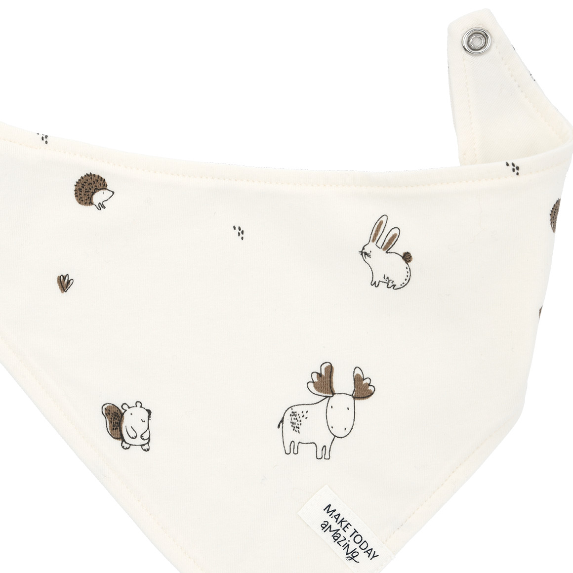 Babybandana met bosdieren