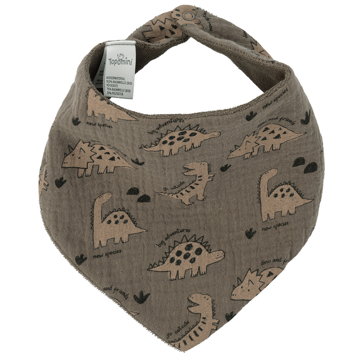 Baby Musselin-Bandana mit Frottee-Innenseite