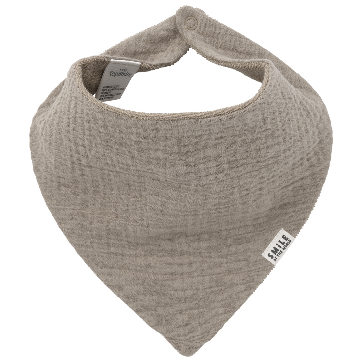 Baby Musselin-Bandana mit Frottee-Innenseite