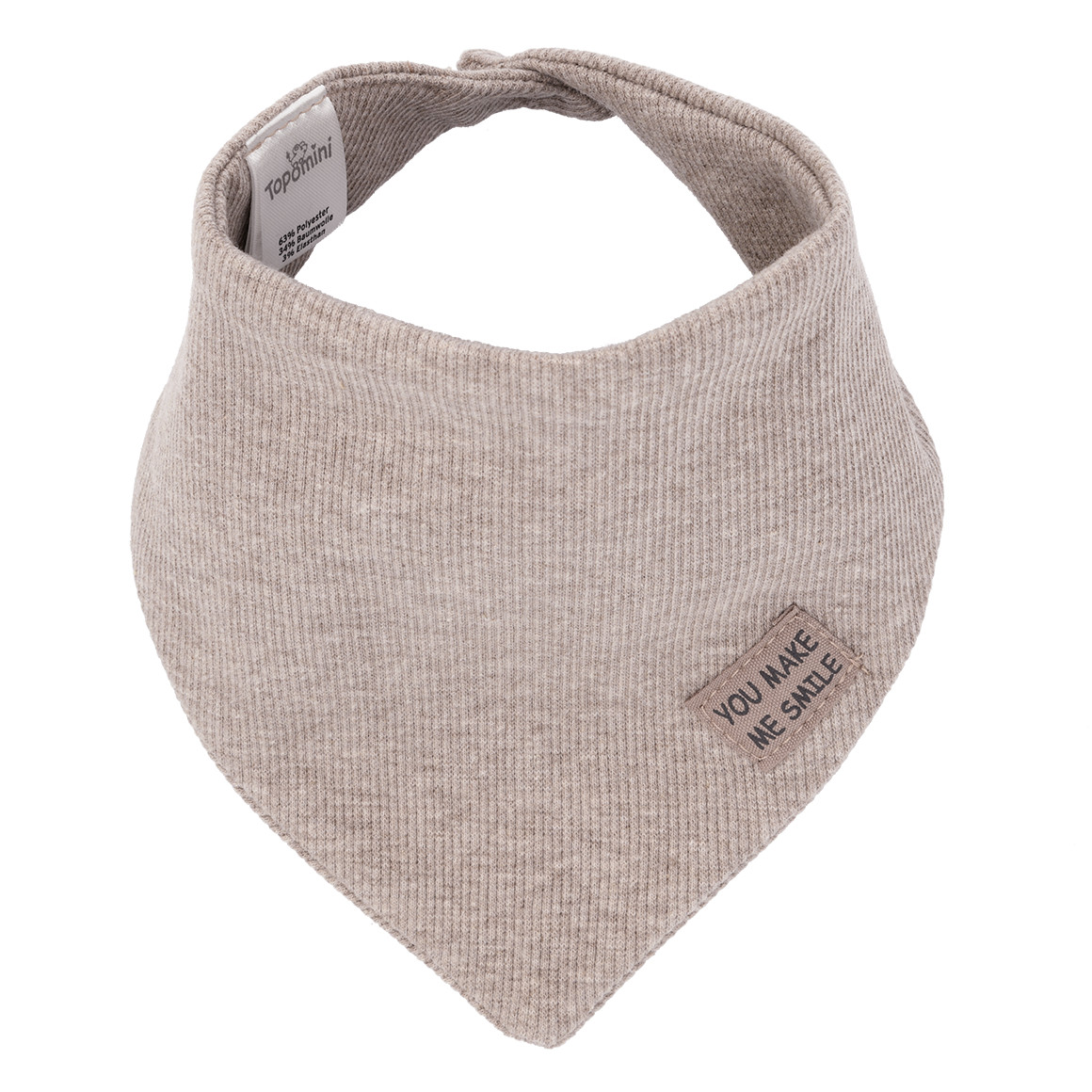 Baby Bandana mit Rippstruktur
