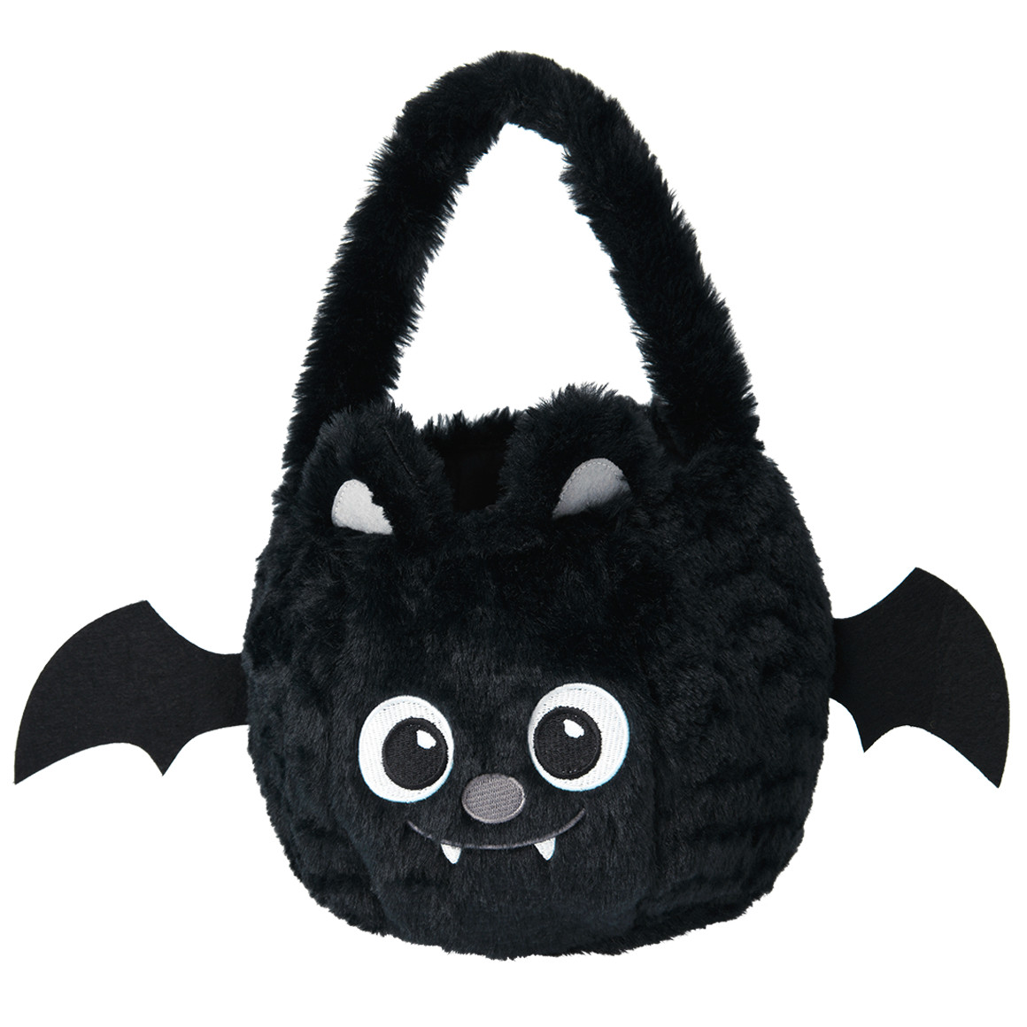 Fledermaus Plüscheimer im Halloween-Look