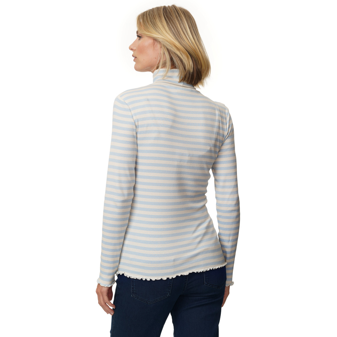 Damen Langarmshirt mit Rollkragen
