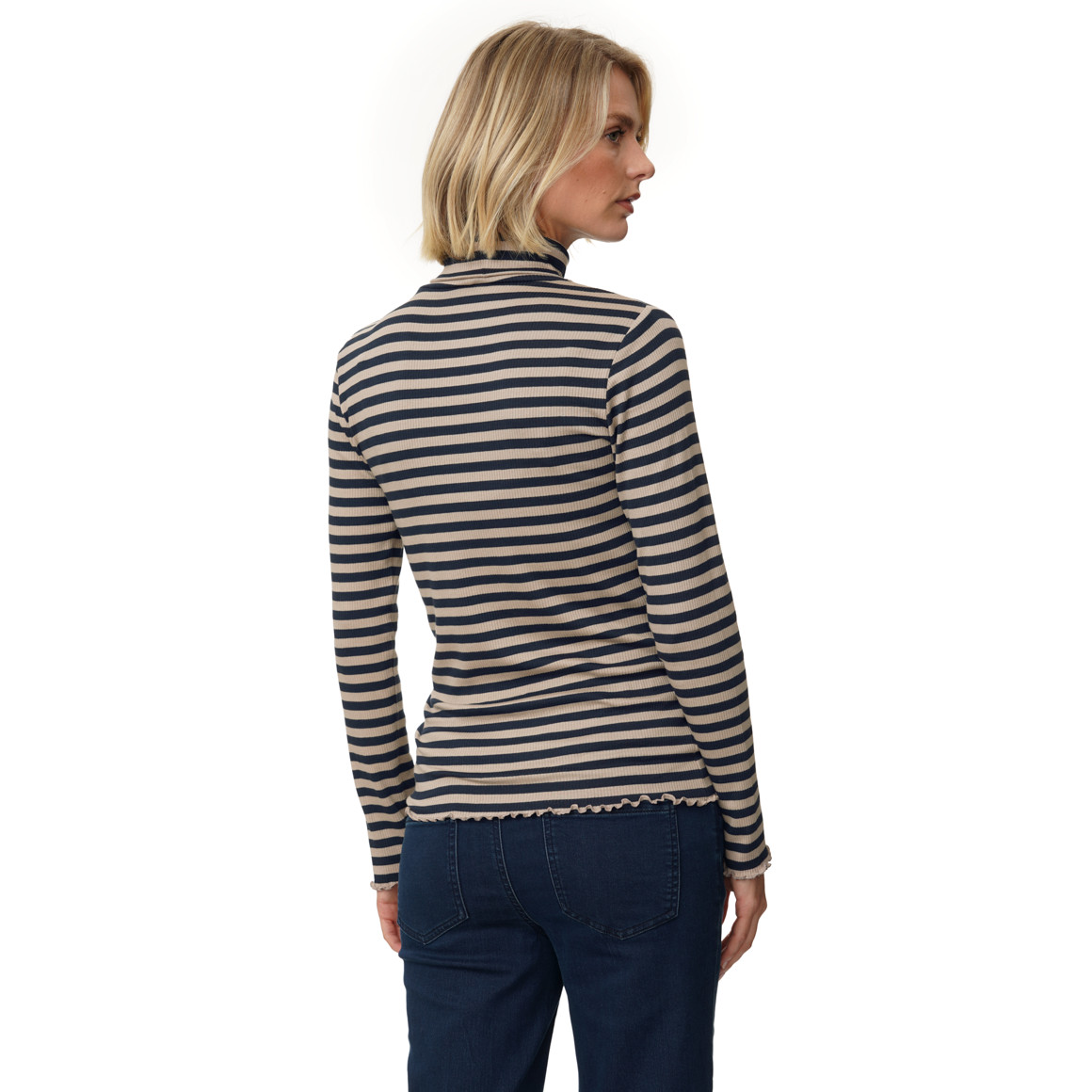Damen Langarmshirt mit Rollkragen