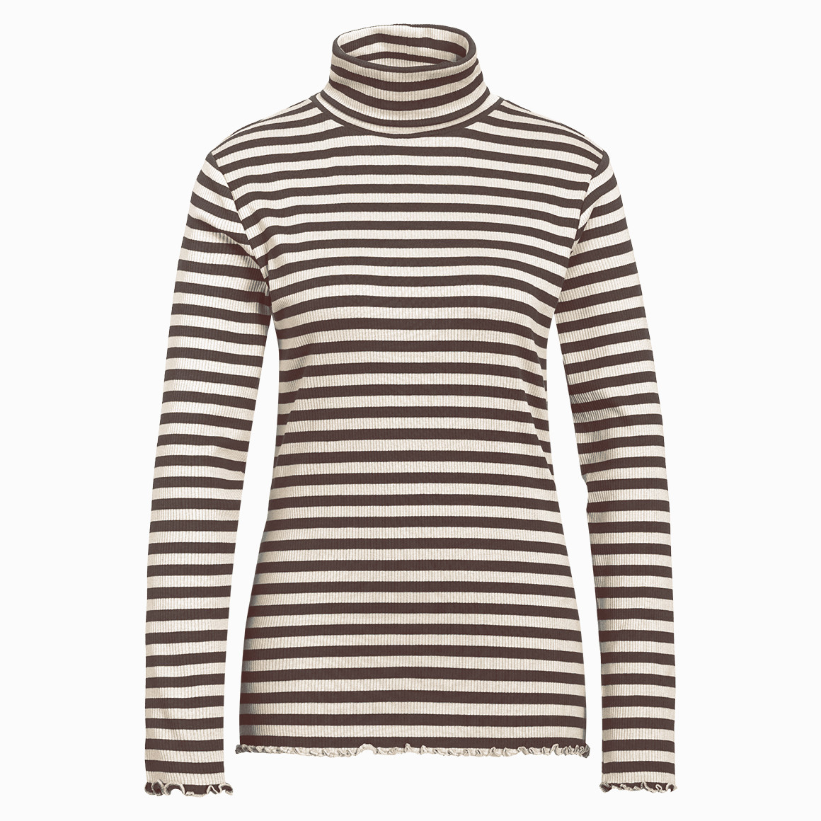 Damen Langarmshirt mit Rollkragen