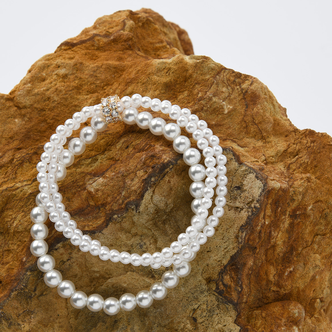 Damen Armband mit Perlen
