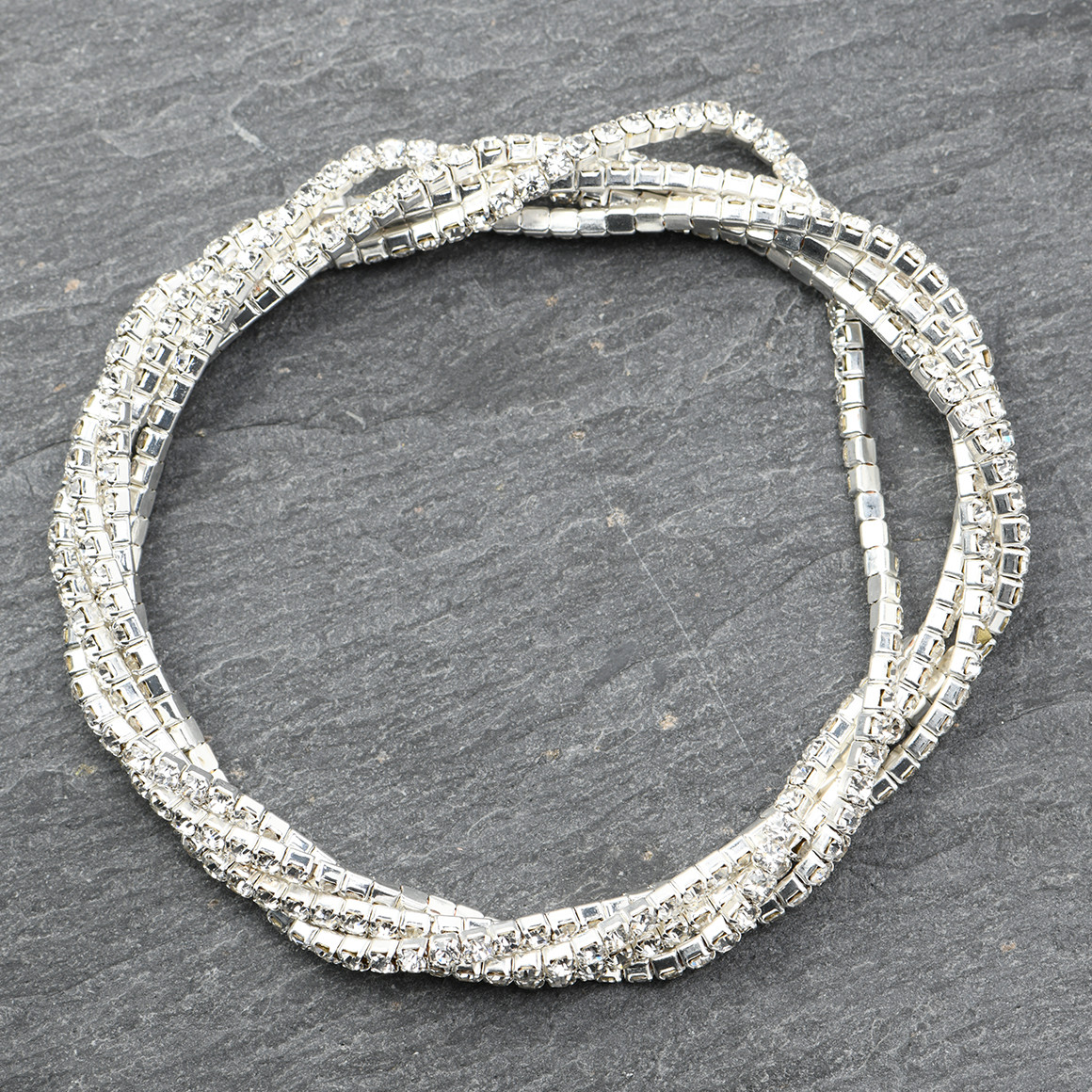 Damen Armband mit Glitzersteinchen