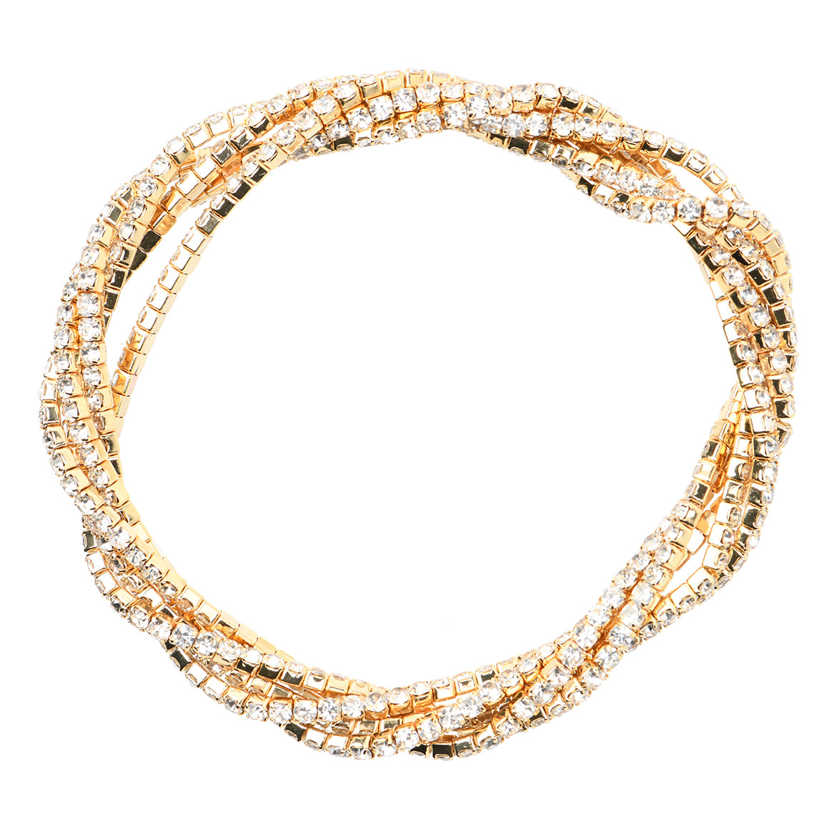 Damen Armband mit Glitzersteinchen