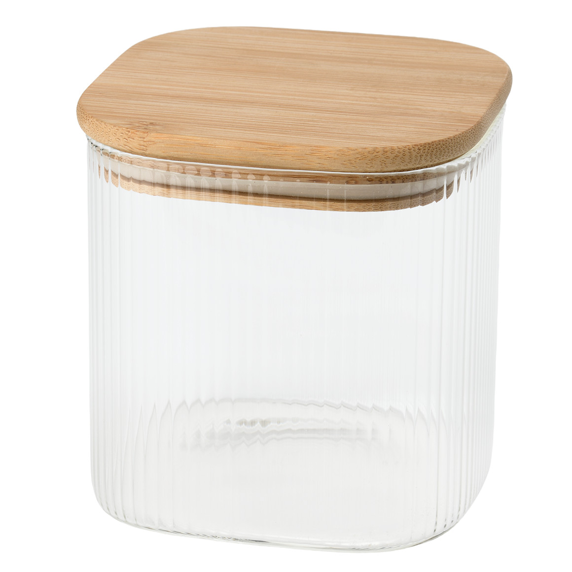 Kleines Vorratsglas mit Bambusdeckel