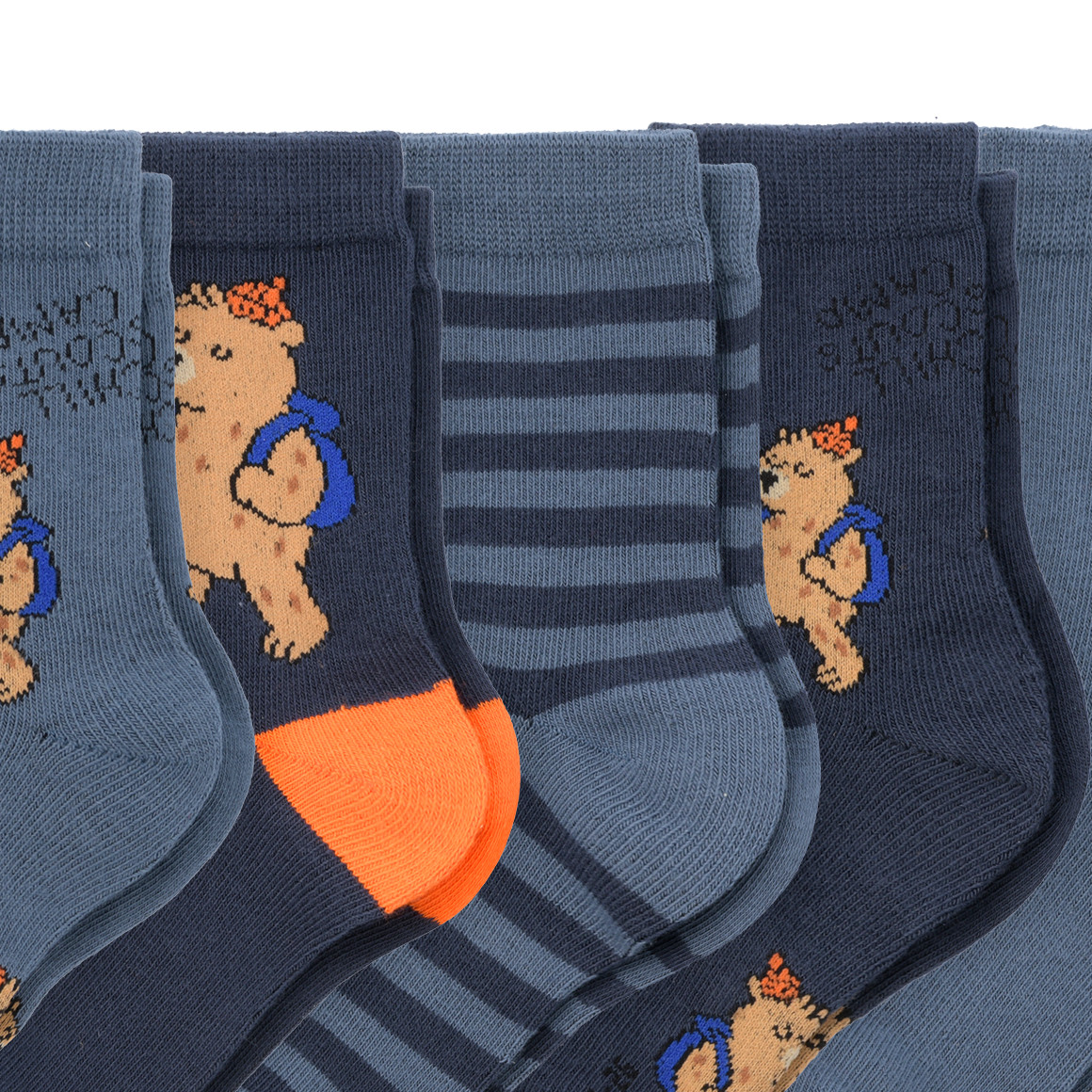 5 Paar Jungen Socken mit Baumwolle