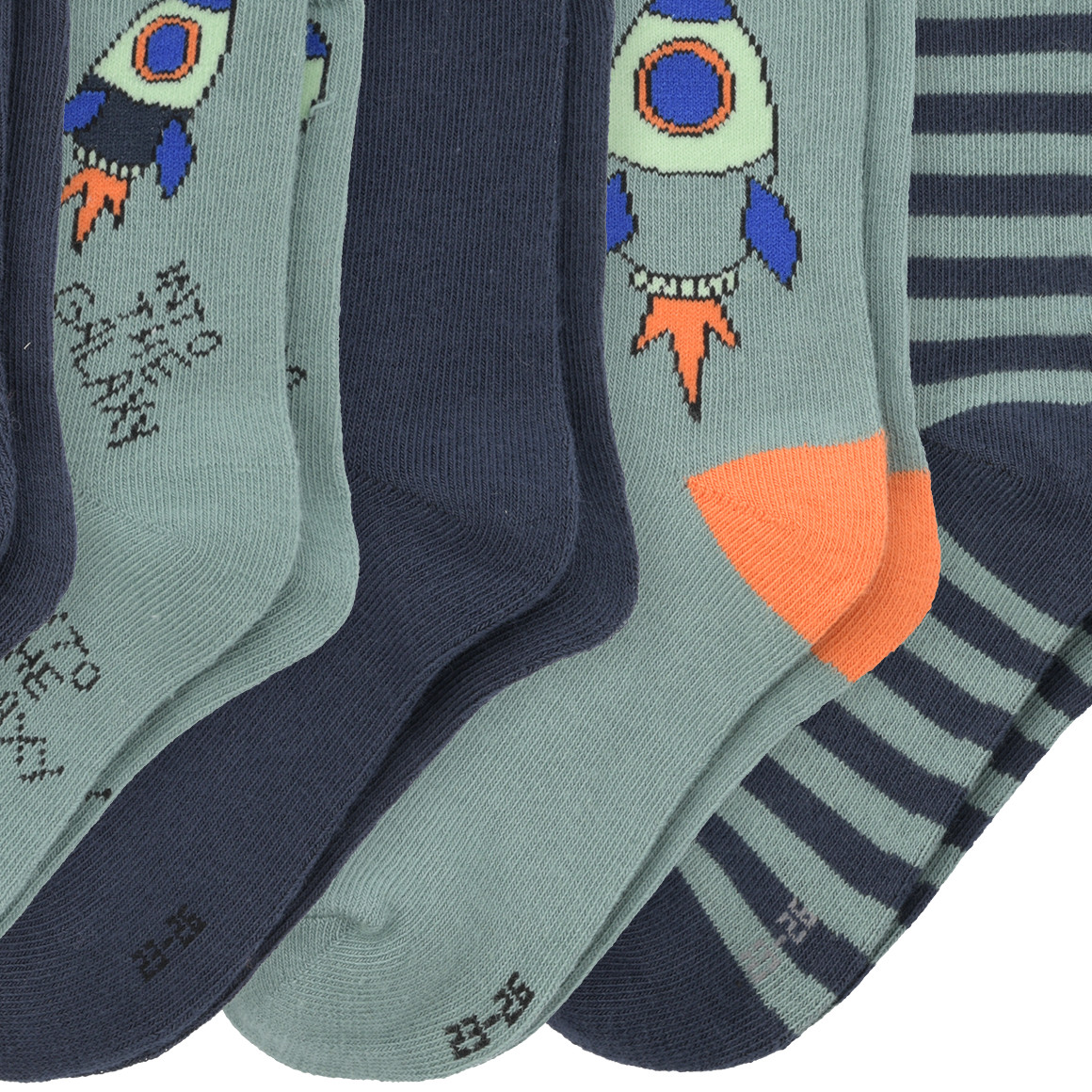 5 Paar Jungen Socken mit Baumwolle